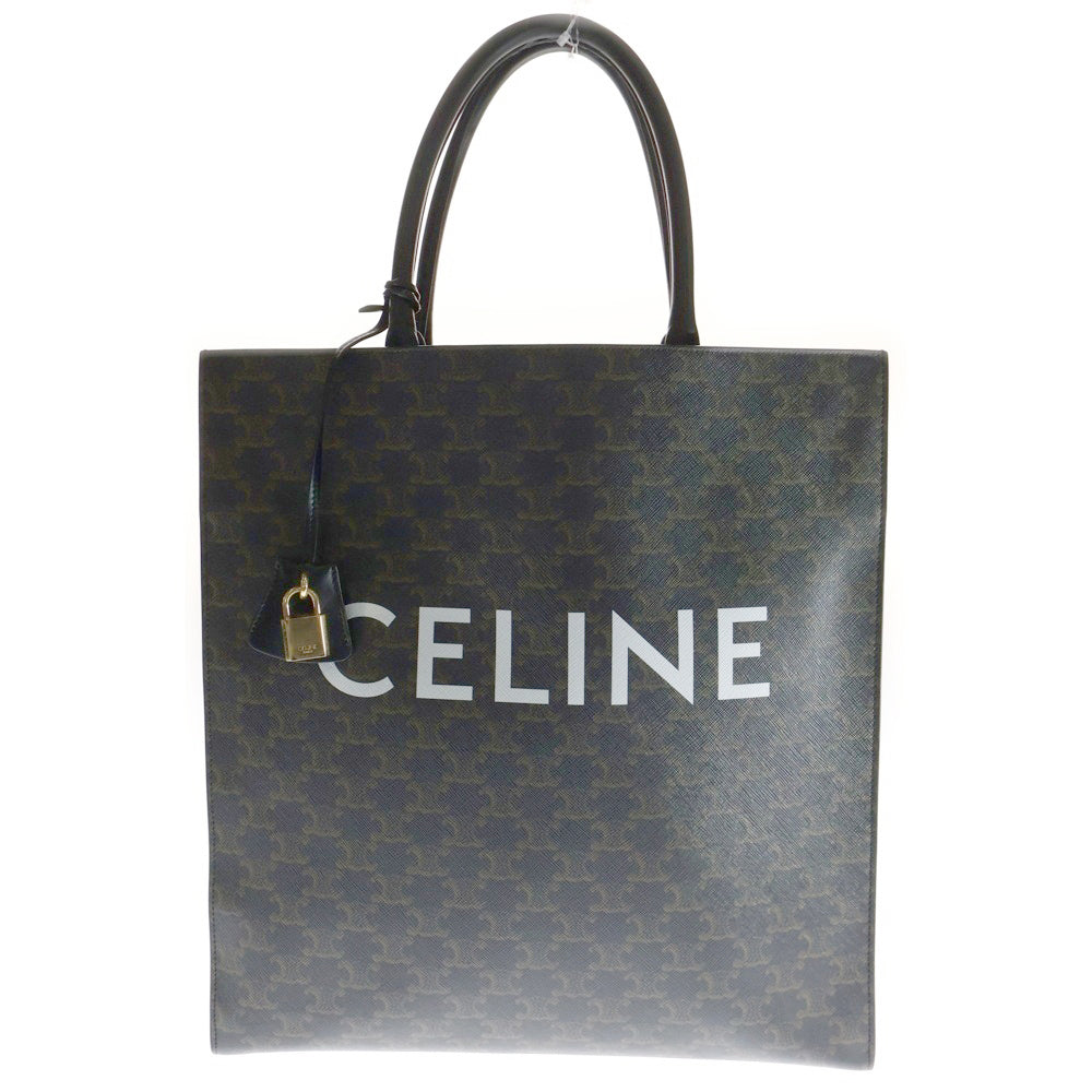 CELINE(セリーヌ) ラージ バーティカルカバ トリオンフ トートバッグ ハンドバッグ ブラウン