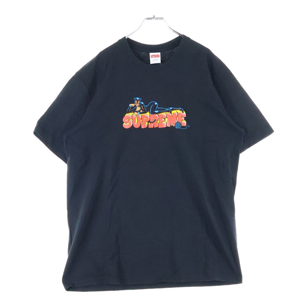 SUPREME(シュプリーム) 22AW Catwoman Tee キャットウーマン 半袖Tシャツ カットソー ブラック