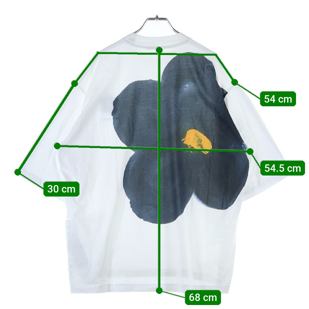 MARNI(マルニ) 22SS DAISYプリント 半袖Tシャツ カットソー ホワイト HUMU0229P2