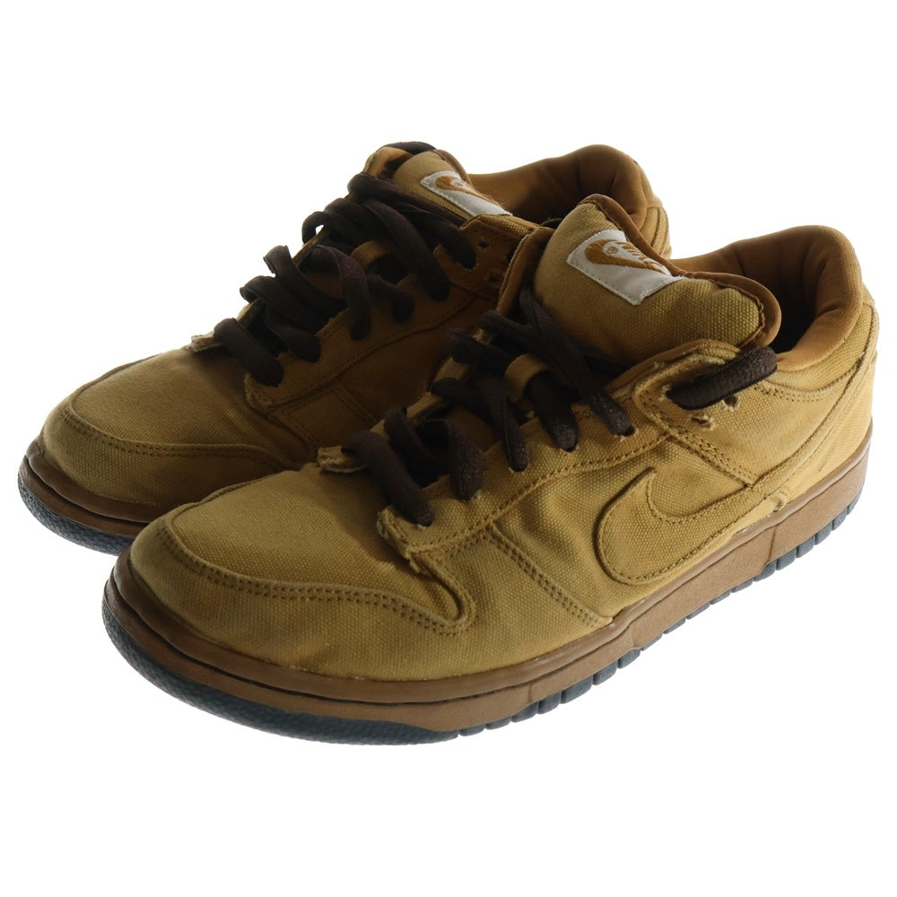 NIKE(ナイキ) 【観賞用 2004年製】DUNK LOW PRO SB CARHARTT SHALE ダンク ロー カーハート シェイル ローカットスニーカー ブラウン US9.5/27.5cm