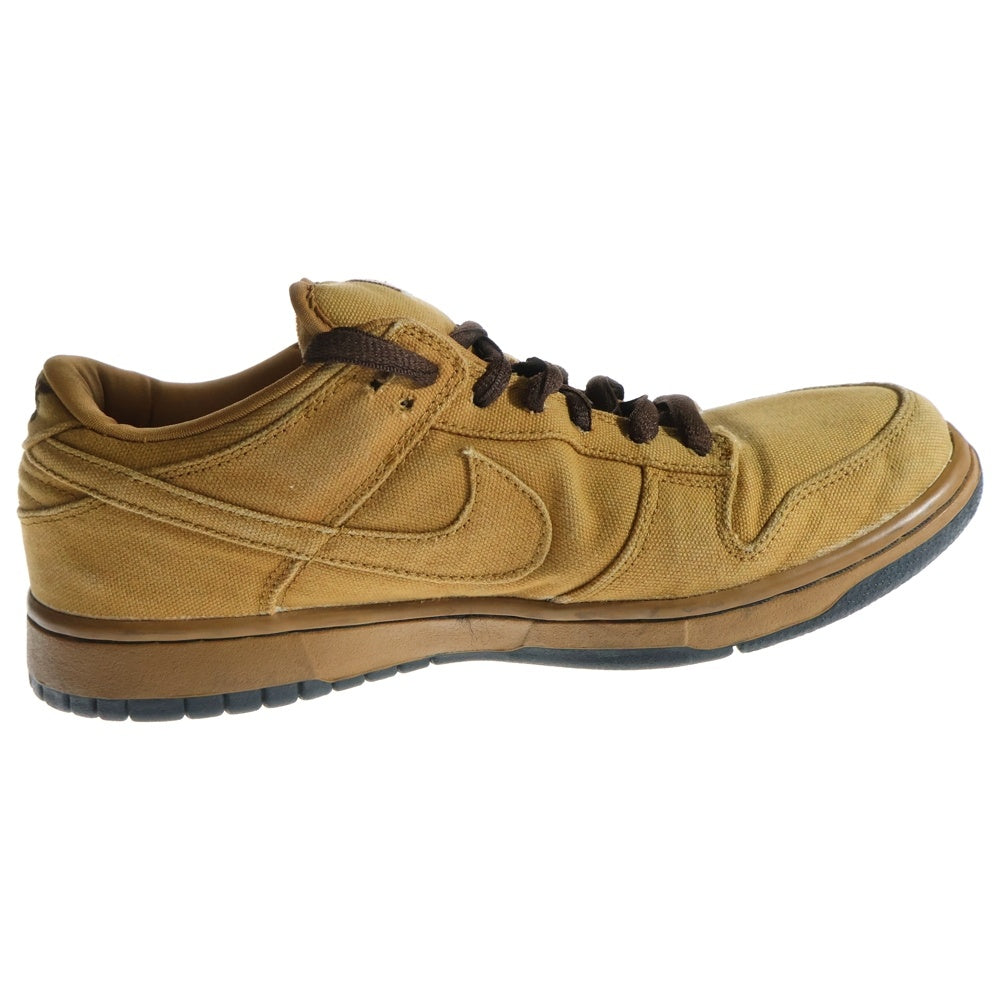 NIKE(ナイキ) 【観賞用 2004年製】DUNK LOW PRO SB CARHARTT SHALE ダンク ロー カーハート シェイル ローカットスニーカー ブラウン US9.5/27.5cm