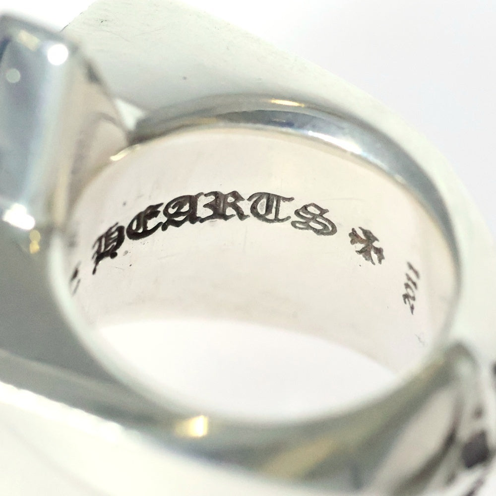 CHROME HEARTS(クロムハーツ) STR LRG P/DIA ラージスター PAVEダイヤリング シルバー
