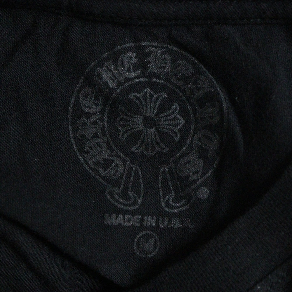 CHROME HEARTS(クロムハーツ) FOTI SCROLL TEE T-SHIRT フォティプリント半袖Tシャツ ブラック