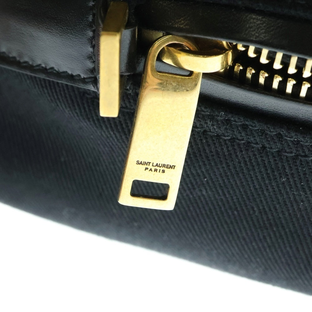 SAINT LAURENT PARIS(サンローランパリ) リヴゴーシュ 2way ボウリング トートバッグ ブラック 774048