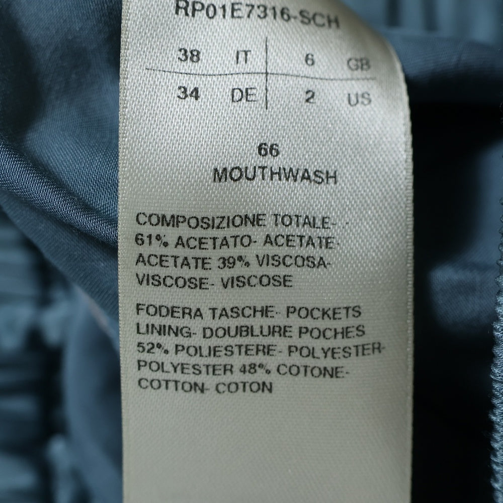 Rick Owens(リックオウエンス) 25SS ハリウッドフォグ ボクサー サテンショーツ ブルー RP01E7316