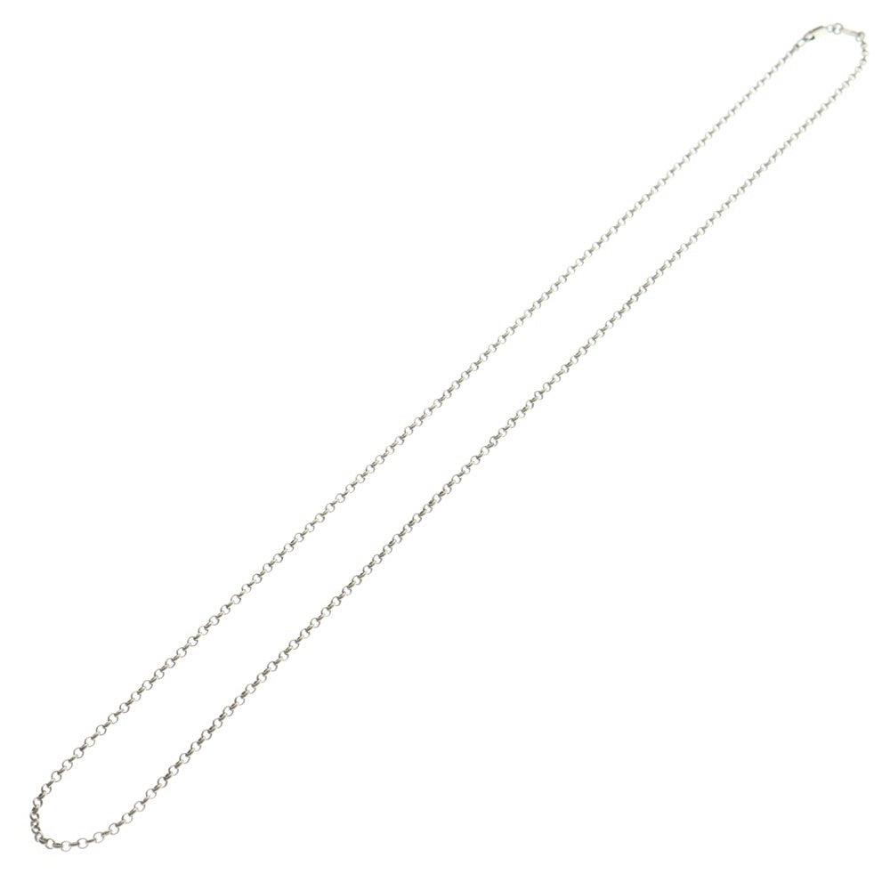 CHROME HEARTS(クロムハーツ) NECKCHAIN R24 ロールチェーンネックレス 24inch シルバー BCA085