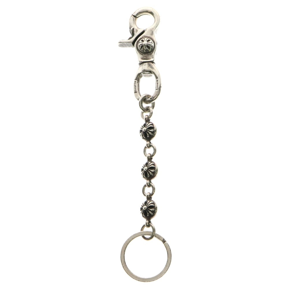 CHROME HEARTS(クロムハーツ) CLIP NO2 BALL 3D/#2クロスボール キーチェーン キーリング シルバー