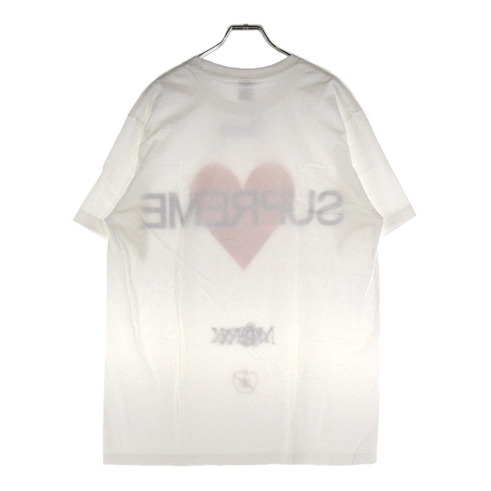 SUPREME(シュプリーム) 25SS Announcing Tee プリントロゴ クルーネック 半袖Tシャツ カットソー ホワイト