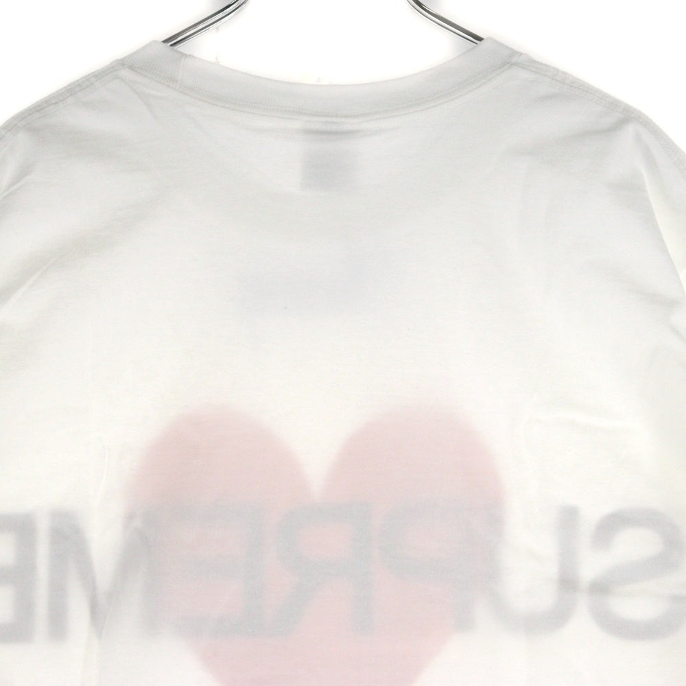 SUPREME(シュプリーム) 25SS Announcing Tee プリントロゴ クルーネック 半袖Tシャツ カットソー ホワイト