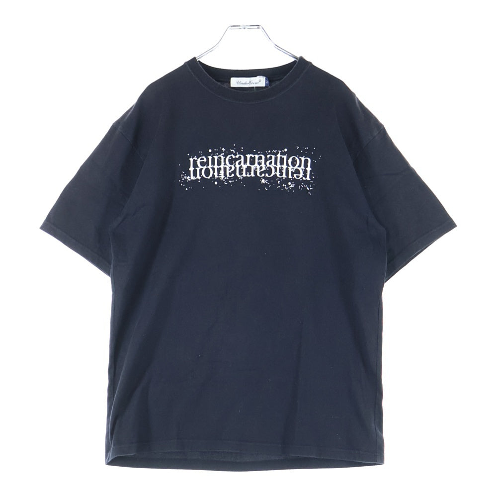 UNDERCOVER(アンダーカバー) 25SS TEE REINCARNATION ティーレインカーネーション クルーネック半袖Tシャツ カットソー ブラック UC1E3804