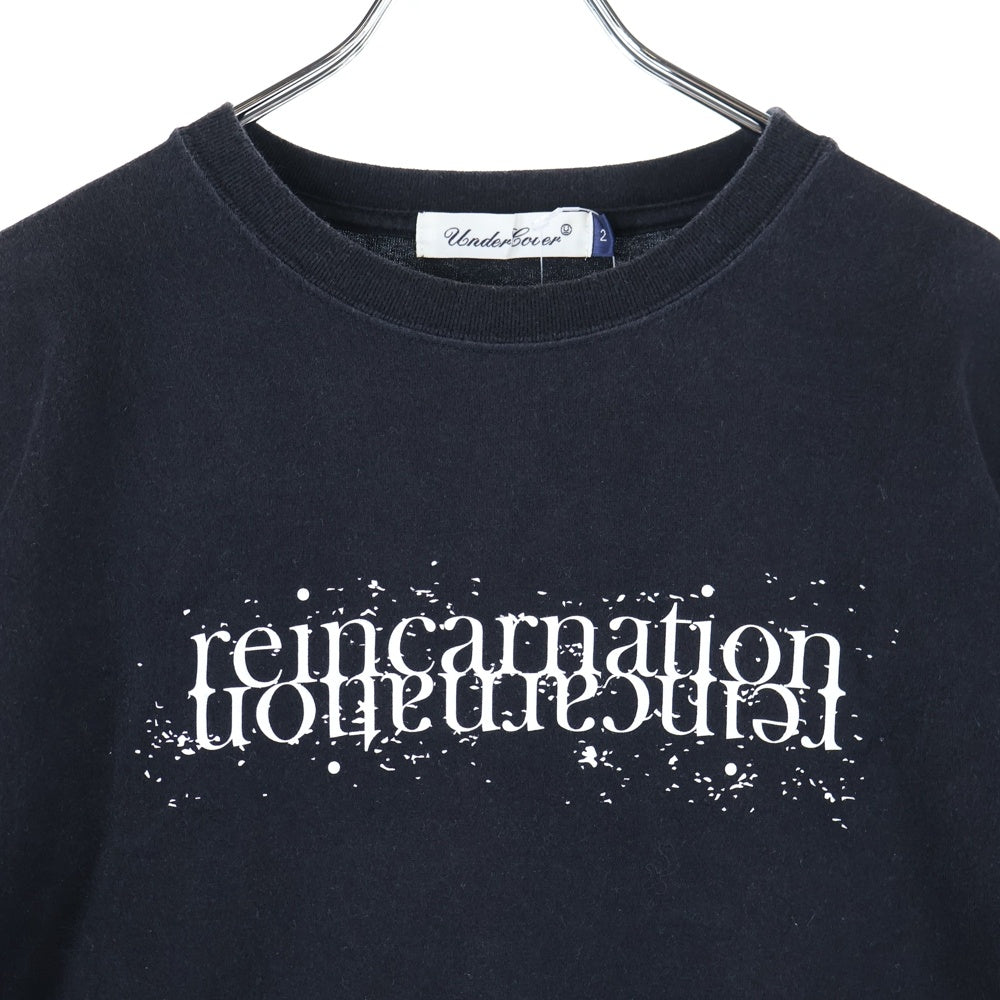 UNDERCOVER(アンダーカバー) 25SS TEE REINCARNATION ティーレインカーネーション クルーネック半袖Tシャツ カットソー ブラック UC1E3804