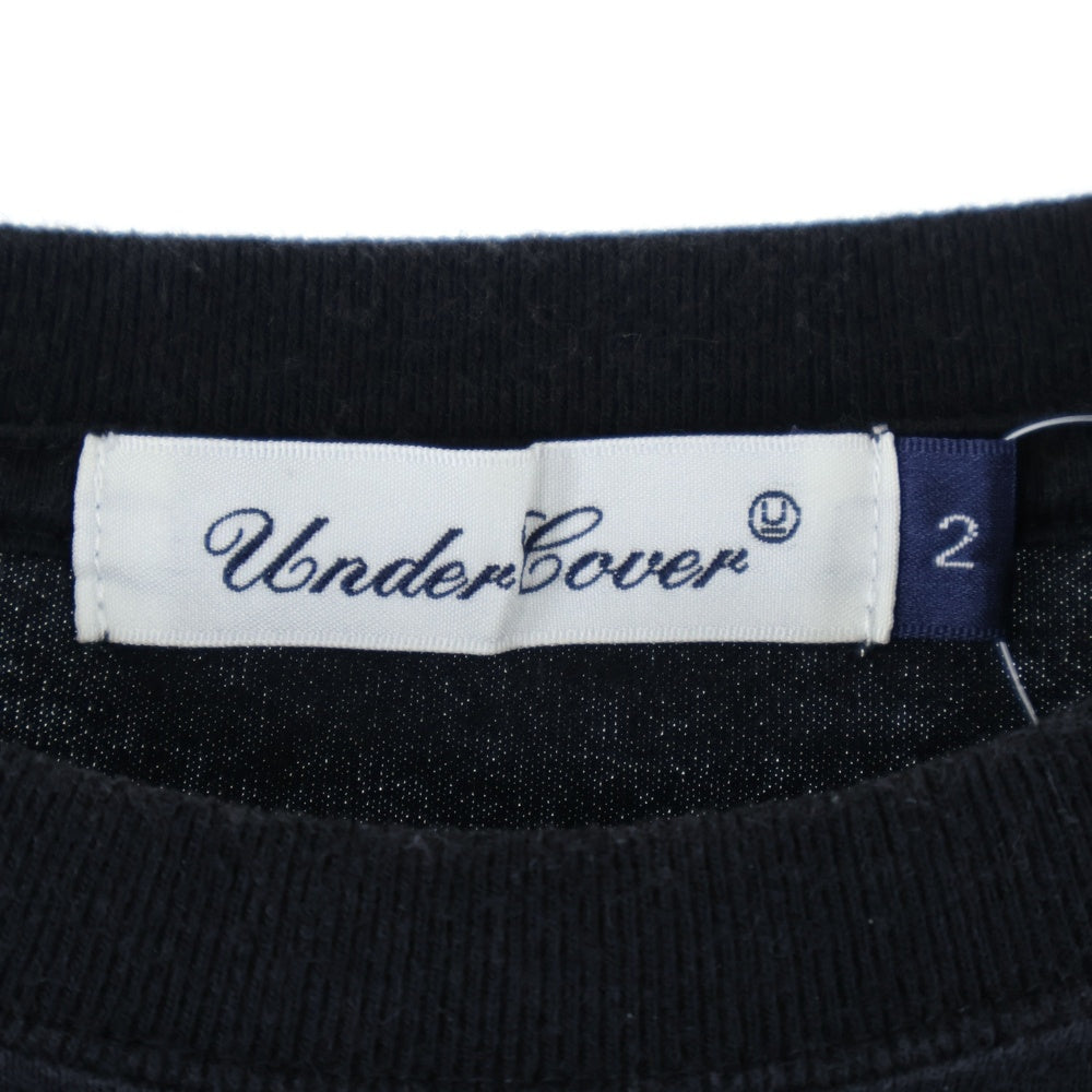 UNDERCOVER(アンダーカバー) 25SS TEE REINCARNATION ティーレインカーネーション クルーネック半袖Tシャツ カットソー ブラック UC1E3804