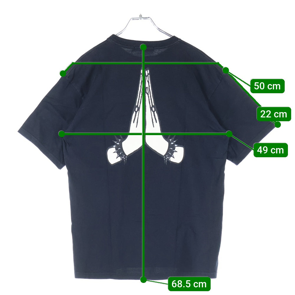 UNDERCOVER(アンダーカバー) 25SS TEE REINCARNATION ティーレインカーネーション クルーネック半袖Tシャツ カットソー ブラック UC1E3804