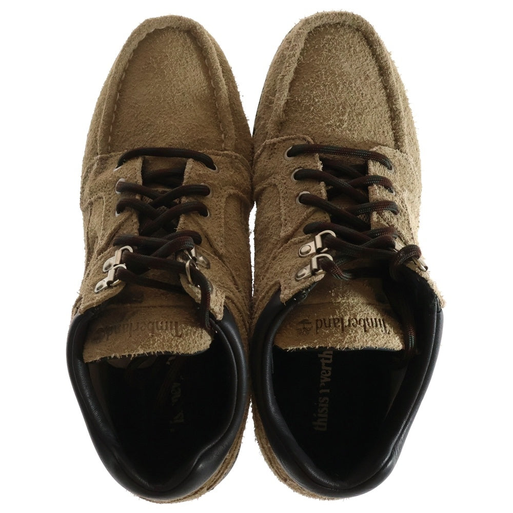 Timberland(ティンバーランド) × thisisneverthat ×ディスイズネバーザット ヘリテージ GTX モックトゥ ミッドカットシューズ スニーカー ベージュ TB0A6F69ER3 US9/27cm
