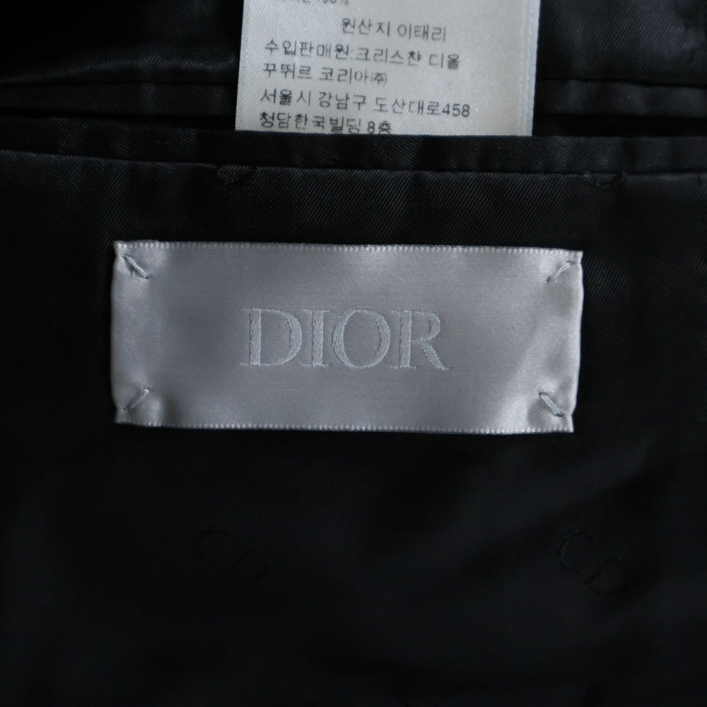 DIOR(ディオール) 19SS ノッチドラペル2Bウールテーラードジャケット 923C216A4747 ブラック