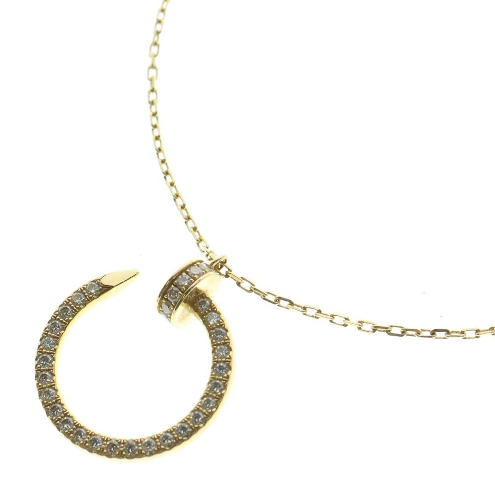 Cartier(カルティエ) ジュストアンクルネックレス フルダイヤ Au750 イエローゴールド