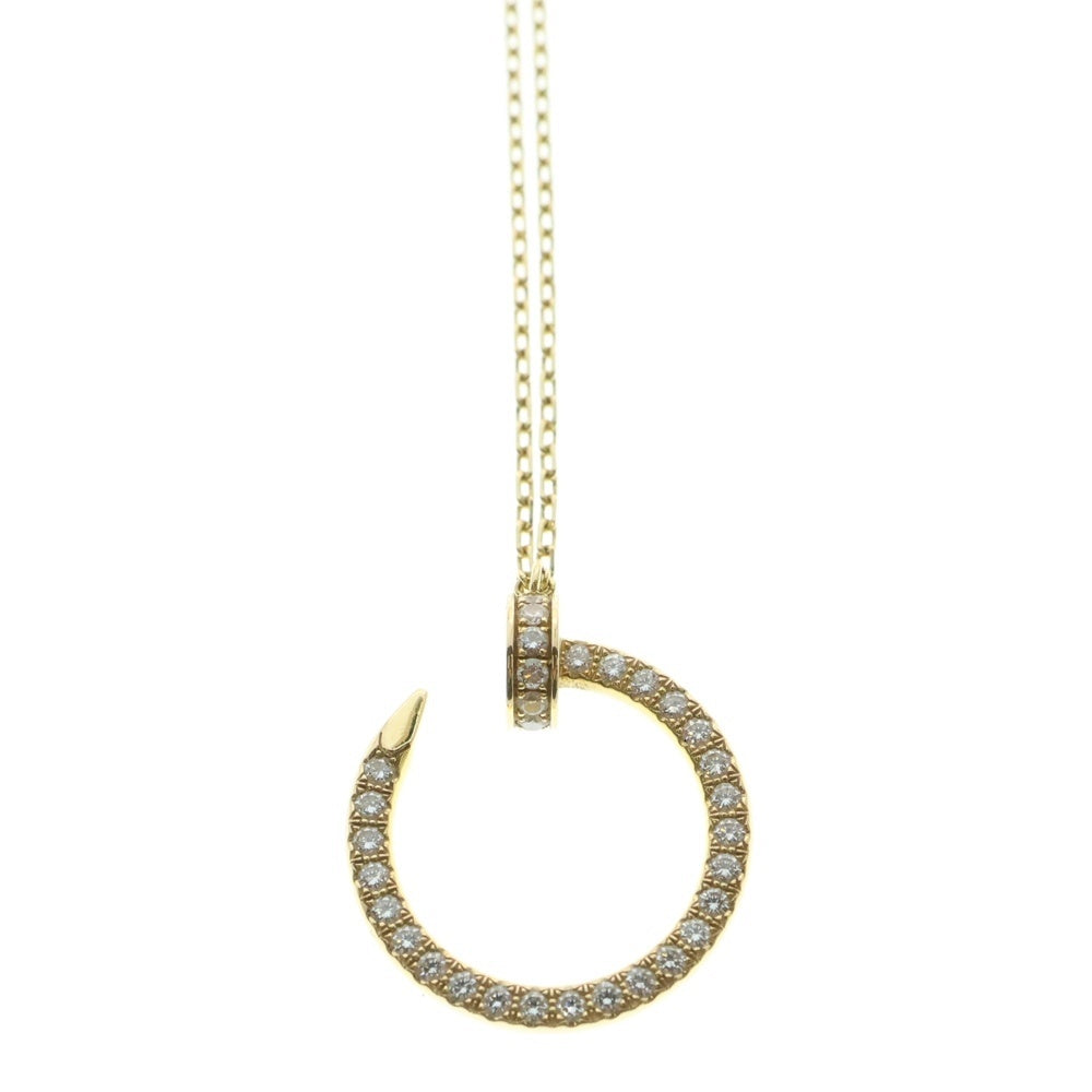 Cartier(カルティエ) ジュストアンクルネックレス フルダイヤ Au750 イエローゴールド