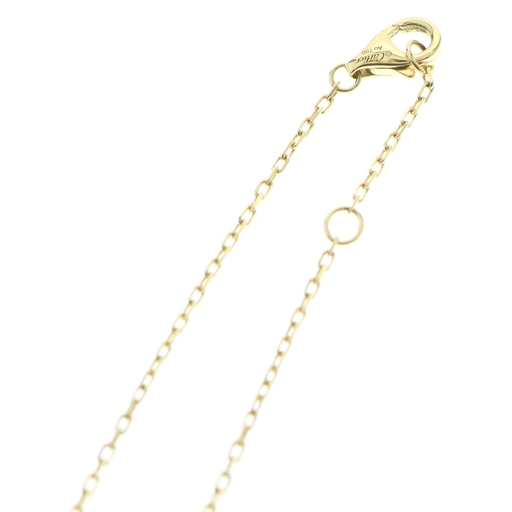 Cartier(カルティエ) ジュストアンクルネックレス フルダイヤ Au750 イエローゴールド