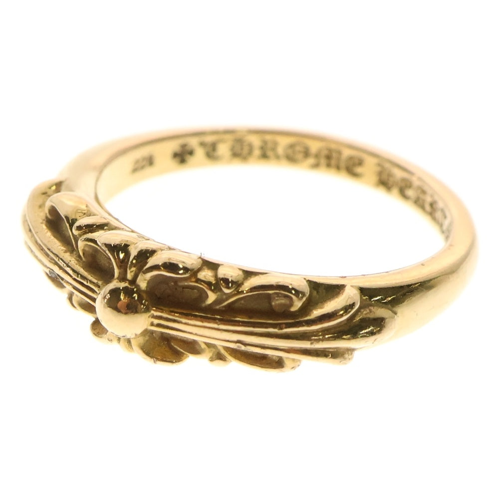 CHROME HEARTS(クロムハーツ) 22K BABYCLSC ベイビークラシック フローラルクロスリング ゴールド BCA391