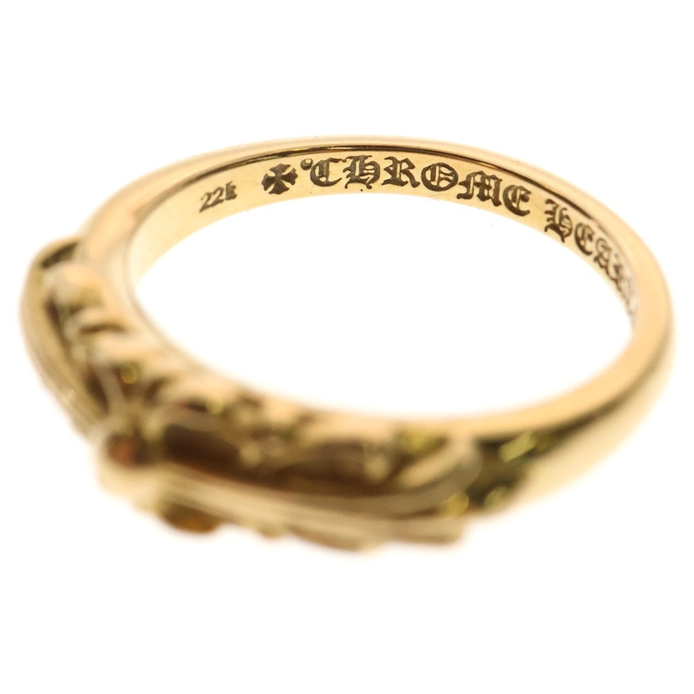 CHROME HEARTS(クロムハーツ) 22K BABYCLSC ベイビークラシック フローラルクロスリング ゴールド BCA391