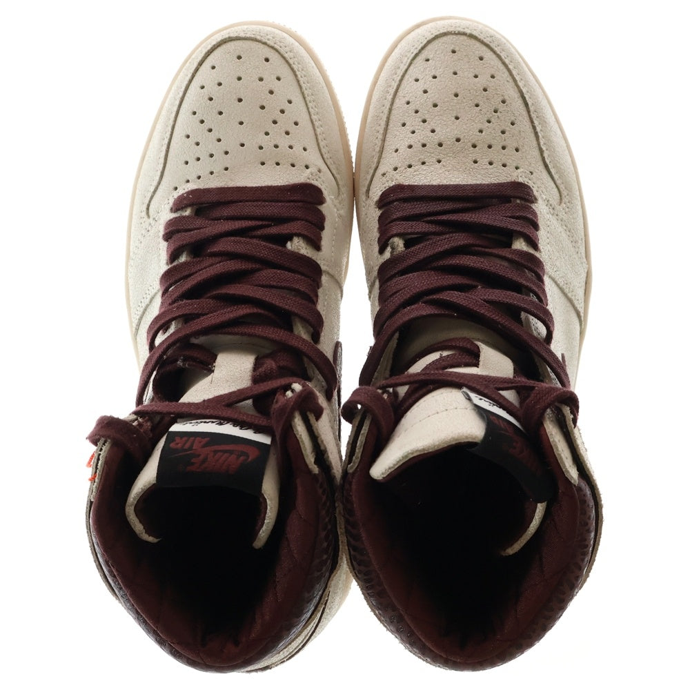 NIKE(ナイキ) ×A Ma Maniere AIR JORDAN1 RETRO HIGH OG SP アママニエール エアジョーダン1 ハイカットスニーカー アイボリー US8.5/26.5cm DO7097-100