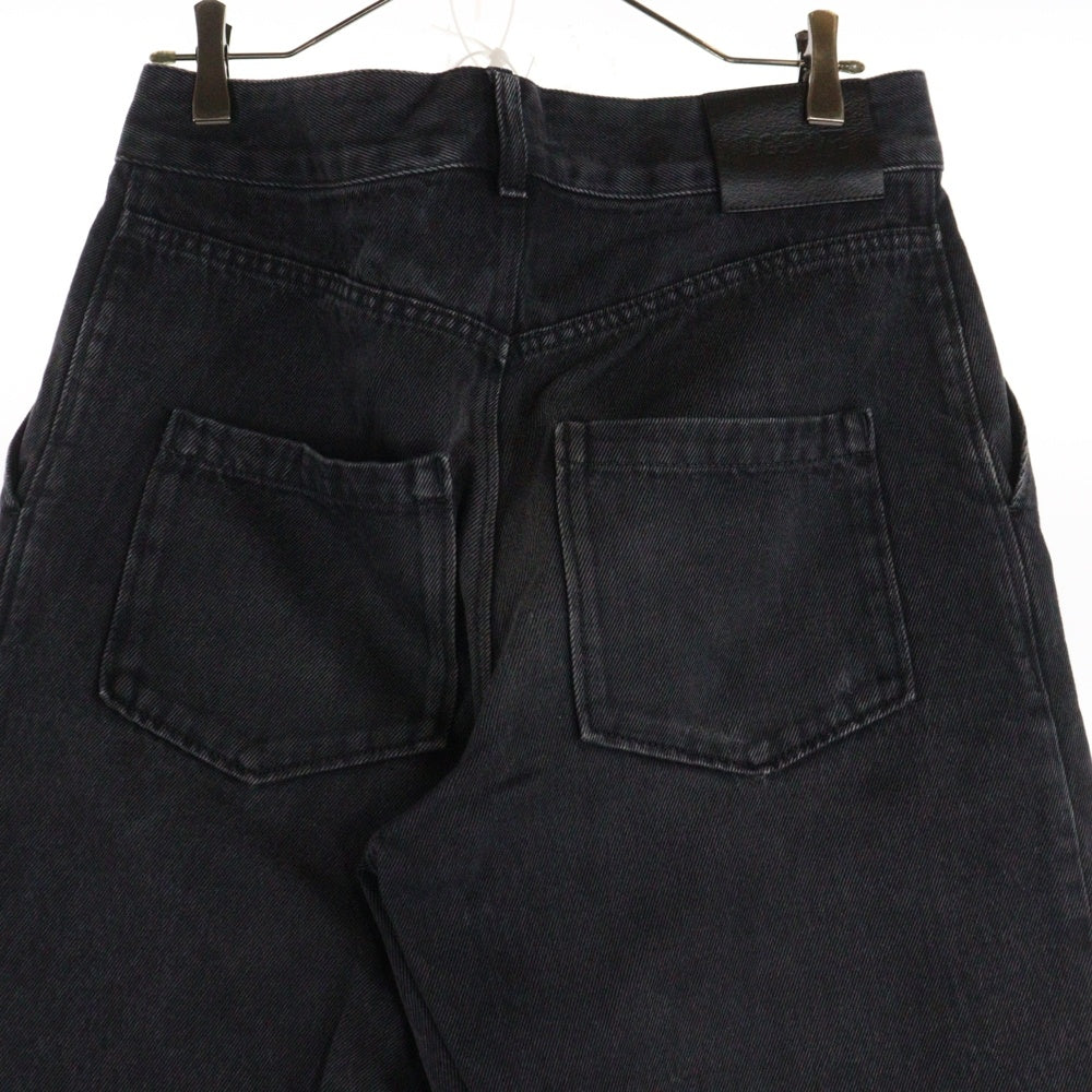 LOEWE(ロエベ) 25SS ANAGRAM BAGGY JEANS アナグラム バギージーンズ デニムパンツ ブラック S359Y11XBV