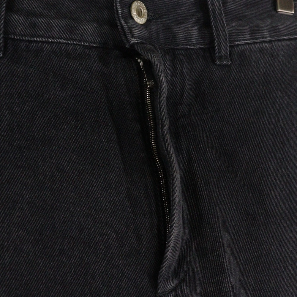 LOEWE(ロエベ) 25SS ANAGRAM BAGGY JEANS アナグラム バギージーンズ デニムパンツ ブラック S359Y11XBV