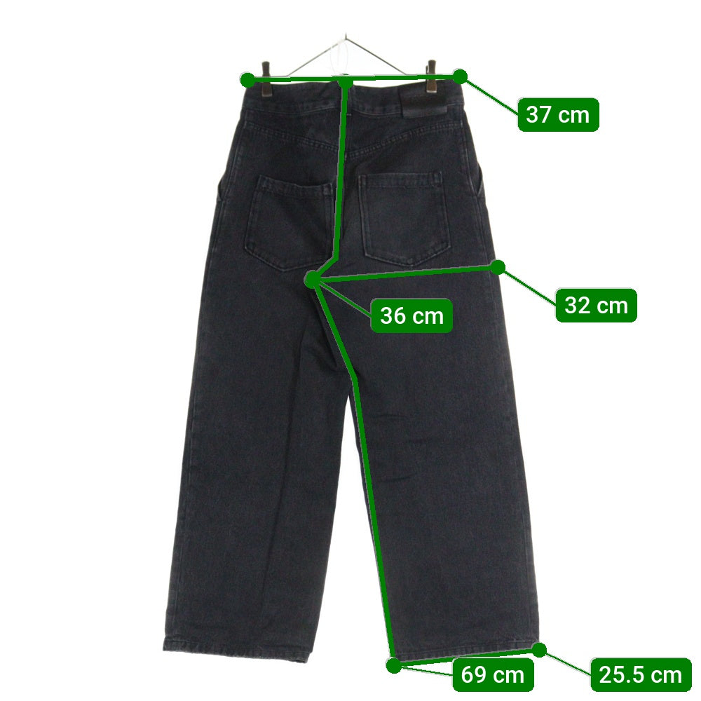 LOEWE(ロエベ) 25SS ANAGRAM BAGGY JEANS アナグラム バギージーンズ デニムパンツ ブラック S359Y11XBV