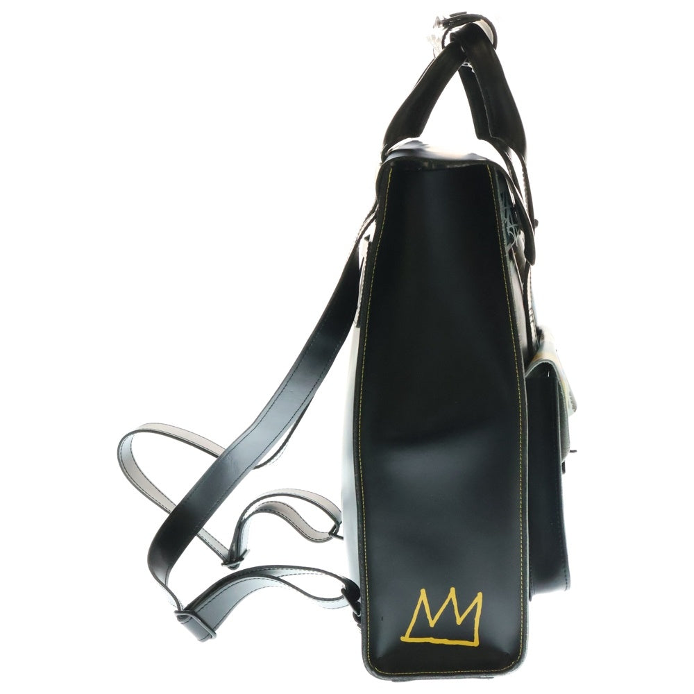 Dr.Martens(ドクターマーチン) ×BASQUIAT BACKPACK バスキア フロントデザイン バックパック リュック ブラック