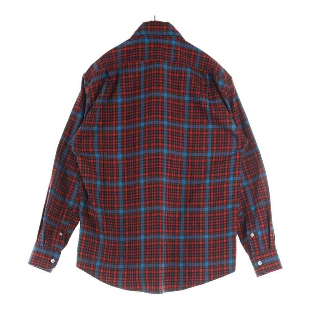 NO BRAND(ノーブランド) Deadstock cotton Long sleeve shirt 010SS22-3 デッドストックコットン ロングスリーブ長袖シャツ マルチ