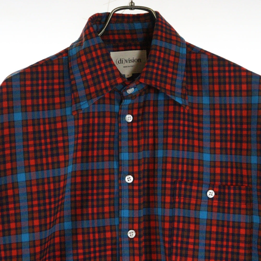 NO BRAND(ノーブランド) Deadstock cotton Long sleeve shirt 010SS22-3 デッドストックコットン ロングスリーブ長袖シャツ マルチ