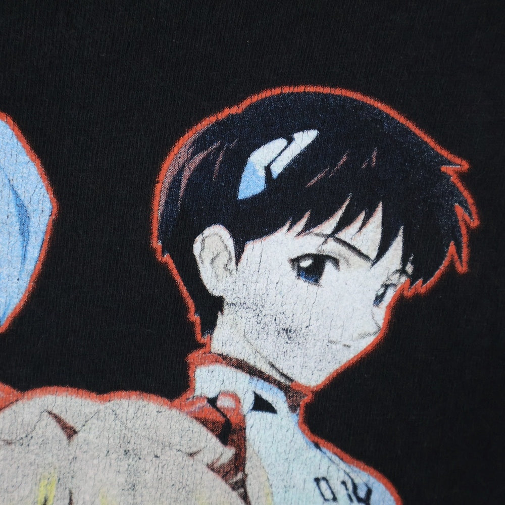 VINTAGE(ヴィンテージ) 90s NEON GENESIS EVANGELION TEE 新世紀エヴァンゲリオン プリント 半袖Tシャツ カットソー ブラック