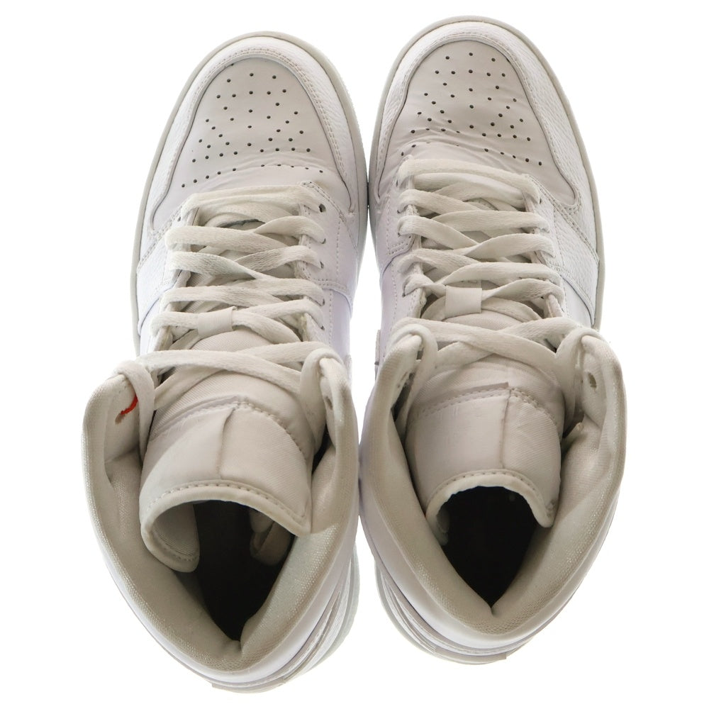 NIKE(ナイキ) AIR JORDAN 1 MID エアジョーダン 1 ミッド ハイカットスニーカー ホワイト US8.5/26.5cm 554724-130