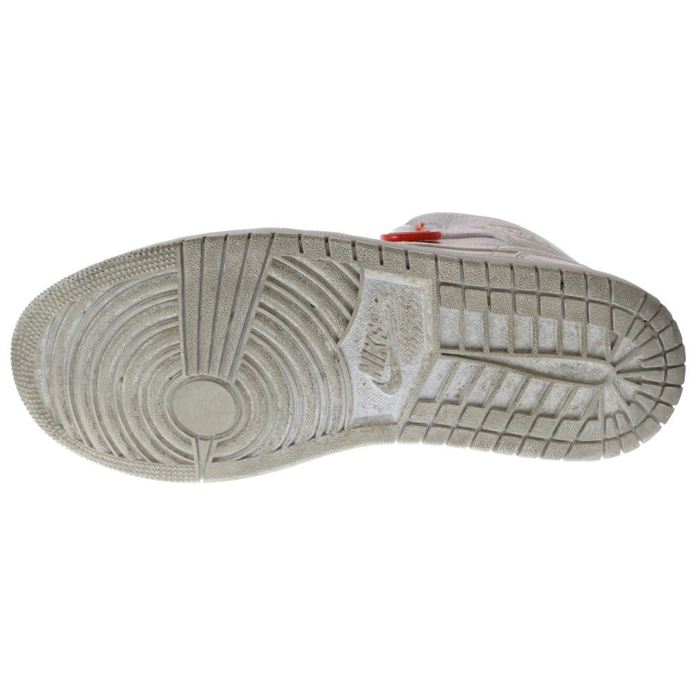NIKE(ナイキ) AIR JORDAN 1 MID エアジョーダン 1 ミッド ハイカットスニーカー ホワイト US8.5/26.5cm 554724-130