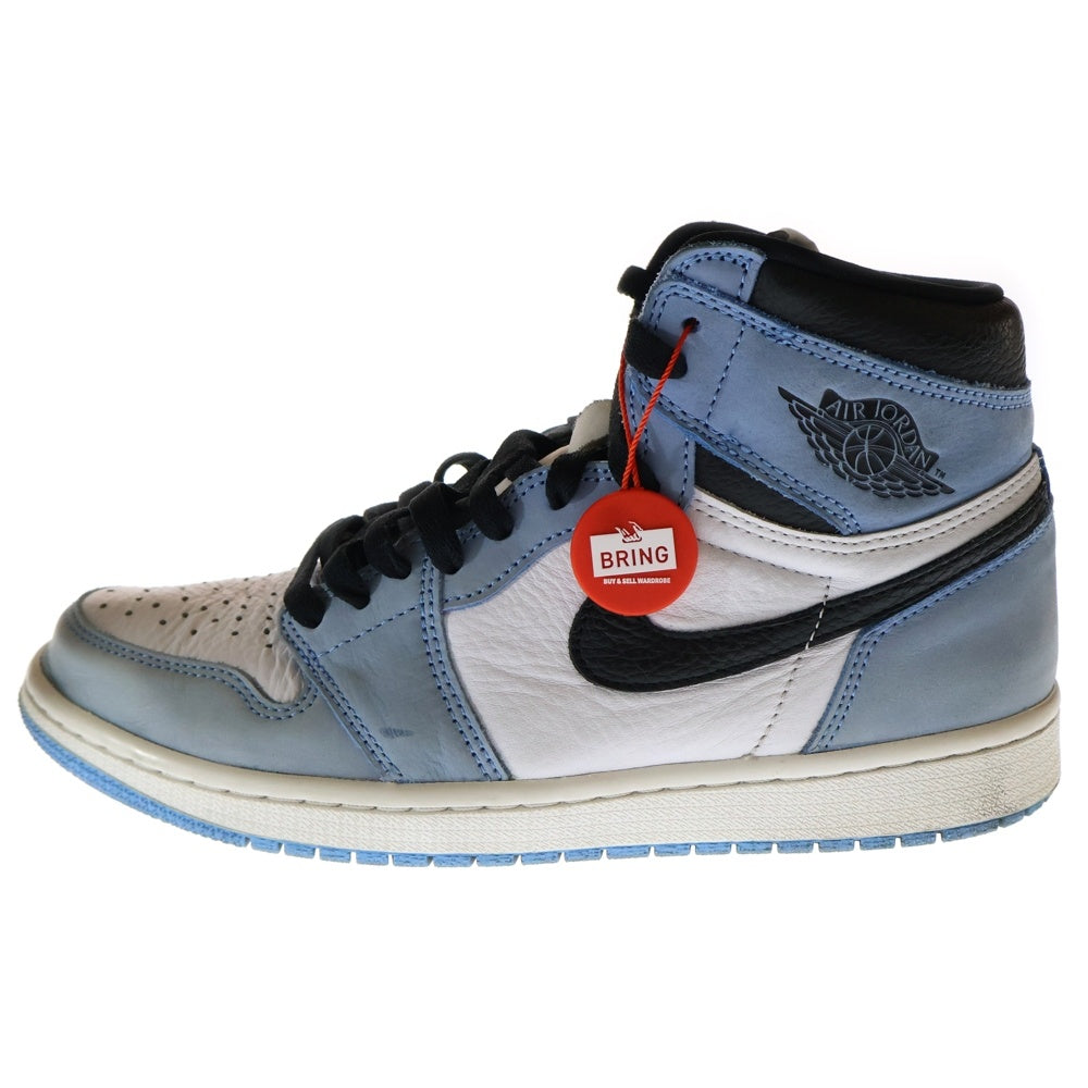 NIKE(ナイキ) AIR JORDAN 1 RETRO HIGH OG UNIVERCITY BLUE 555088-134 エアジョーダン1 ユニバーシティーブルー ハイカットスニーカー ブルー/ホワイト US8.5/26.5cm