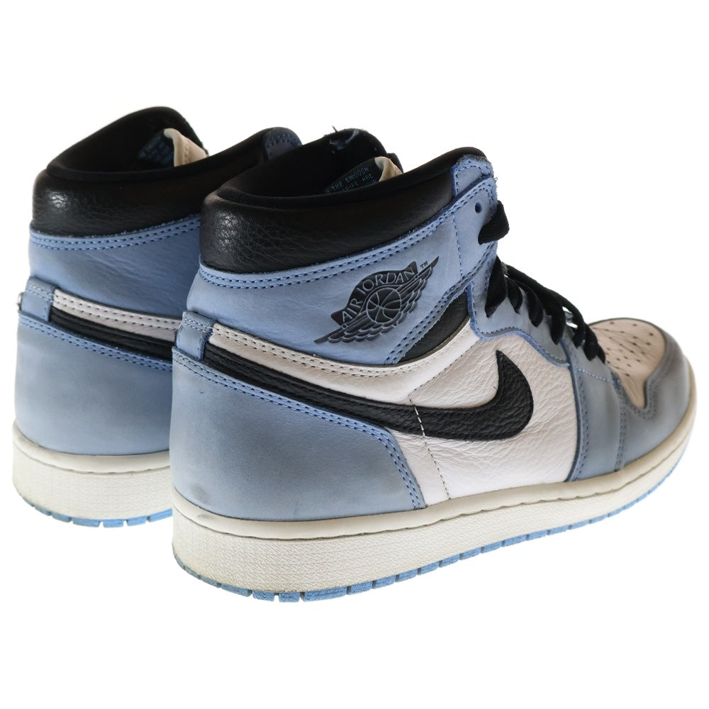 NIKE(ナイキ) AIR JORDAN 1 RETRO HIGH OG UNIVERCITY BLUE 555088-134 エアジョーダン1 ユニバーシティーブルー ハイカットスニーカー ブルー/ホワイト US8.5/26.5cm