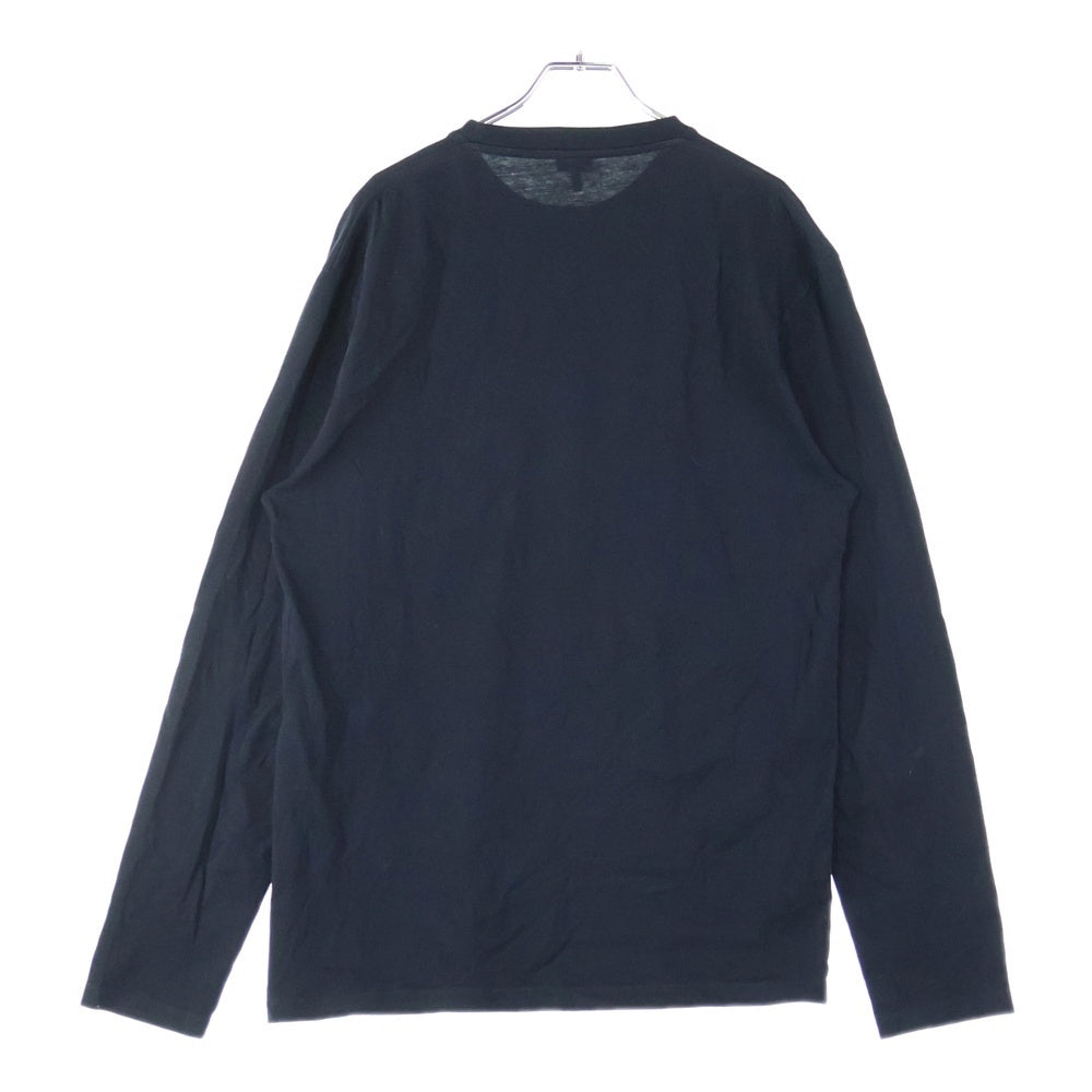 LOEWE(ロエベ) アナグラム刺繍 長袖Tシャツ ロンT カットソー ブラック H526Y24J04
