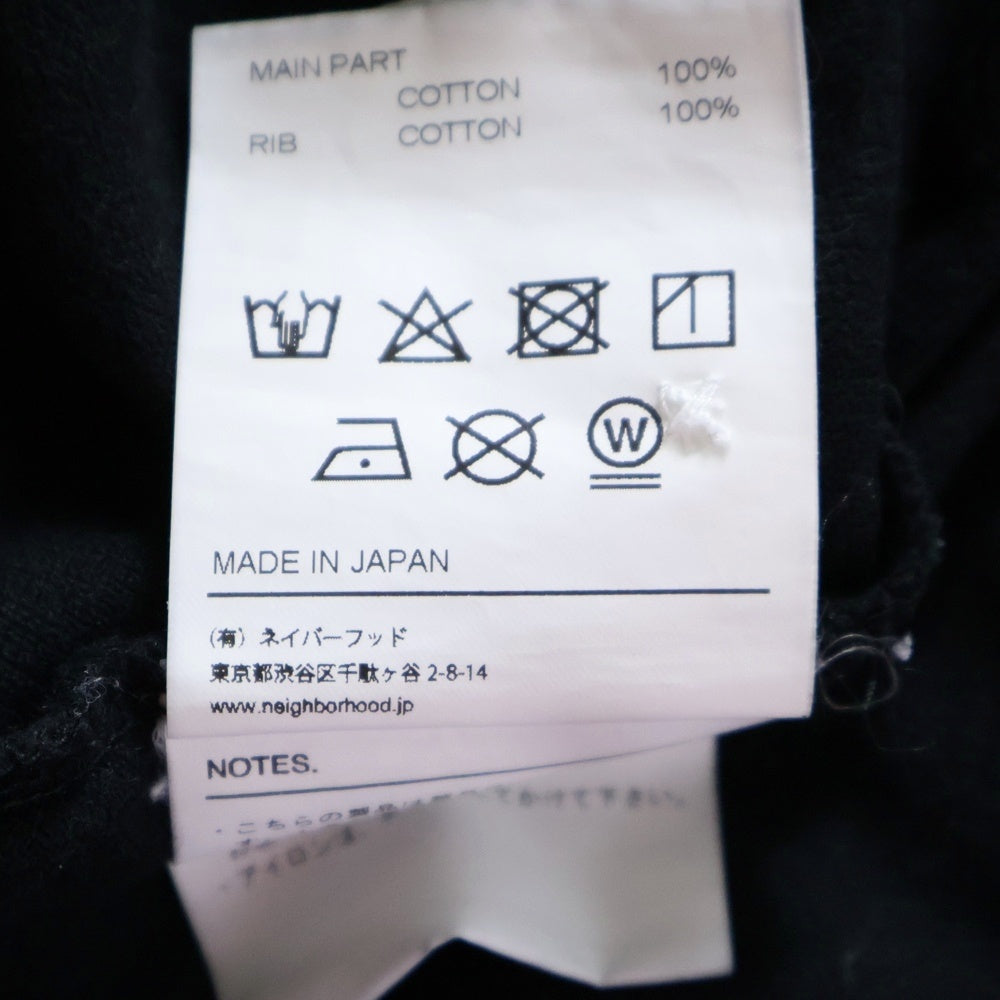 NEIGHBORHOOD(ネイバーフッド) 23SS CLASSIC POLO SHIRT ロゴ刺繍 クラシック 半袖シャツ ポロシャツ ブラック 231UWNH‐CSM01