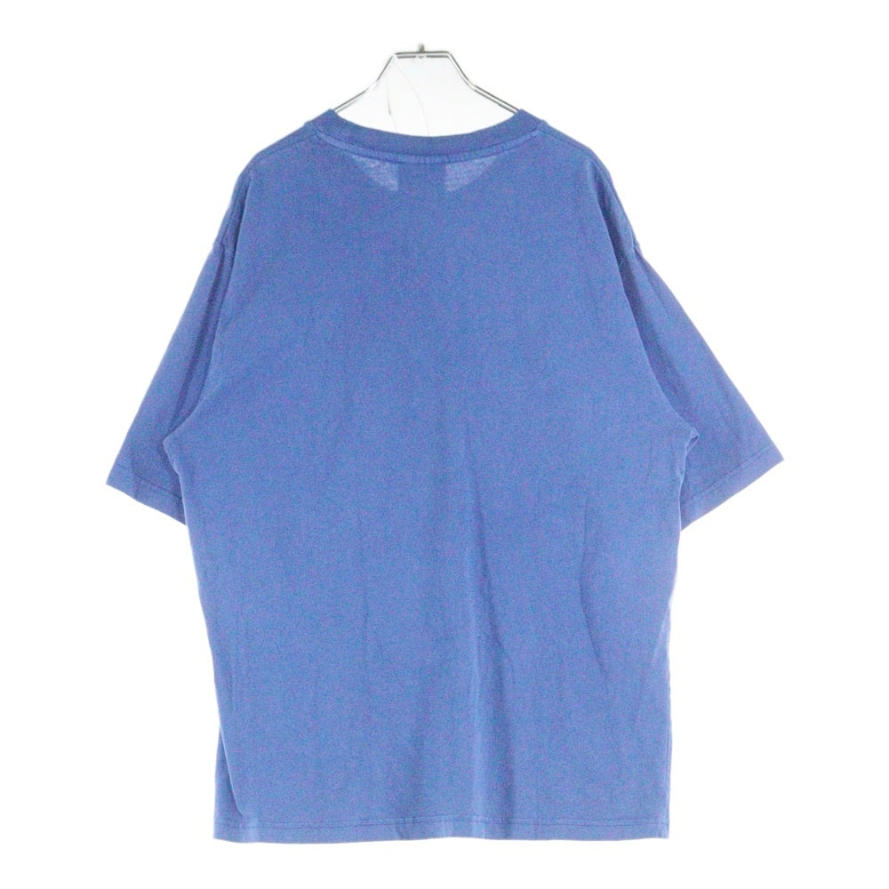 68095(68095) TV URL Logo T-Shirt フロントロゴ 半袖Tシャツ カットソー ブルー