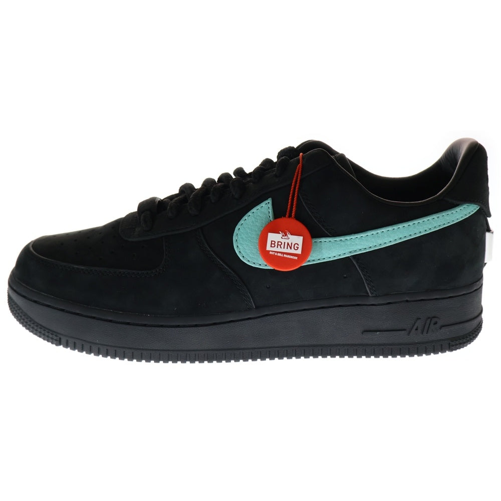 NIKE(ナイキ) ×TIFFANY&CO AIR FORCE 1 LOW 1837 BLACK DZ1382-001 ティファニー エアフォース1 ローカットスニーカー シューズブラック US10/28.0cm