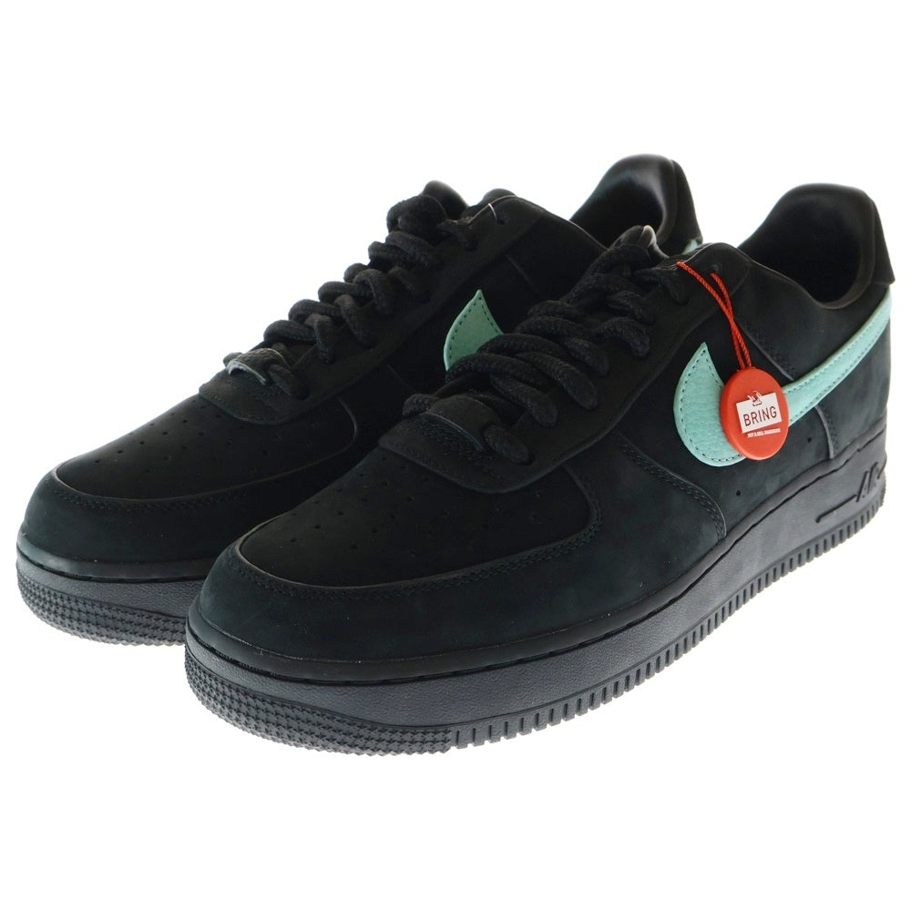 NIKE(ナイキ) ×TIFFANY&CO AIR FORCE 1 LOW 1837 BLACK DZ1382-001 ティファニー エアフォース1 ローカットスニーカー シューズブラック US10/28.0cm