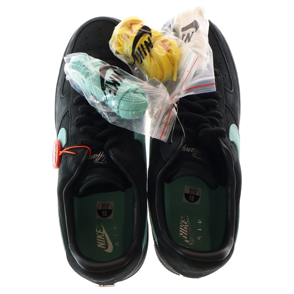 NIKE(ナイキ) ×TIFFANY&CO AIR FORCE 1 LOW 1837 BLACK DZ1382-001 ティファニー エアフォース1 ローカットスニーカー シューズブラック US10/28.0cm