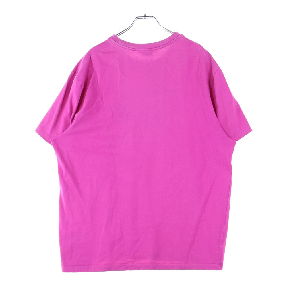VERSACE(ヴェルサーチ) フロントプリント 半袖Tシャツ カットソー ピンク 1005783