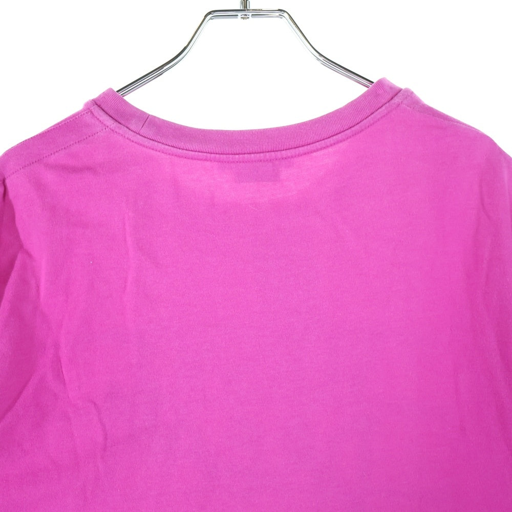 VERSACE(ヴェルサーチ) フロントプリント 半袖Tシャツ カットソー ピンク 1005783