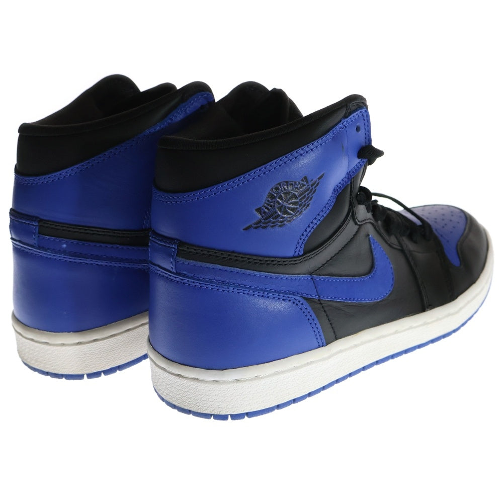 NIKE(ナイキ) 【観賞用2001年製】AIR JORDAN1 RETRO エアジョーダン1 レトロ ハイカットスニーカー ロイヤル ブルー/ブラック 136066-041 US9/27.0cm