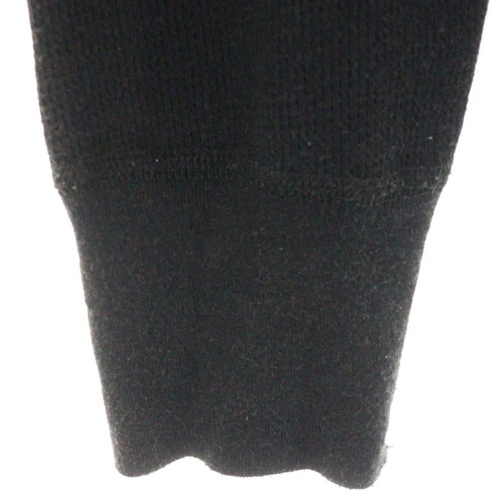 CHROME HEARTS(クロムハーツ) Thermal L S アームロゴプリント サーマル長袖カットソー ロンT ブラック