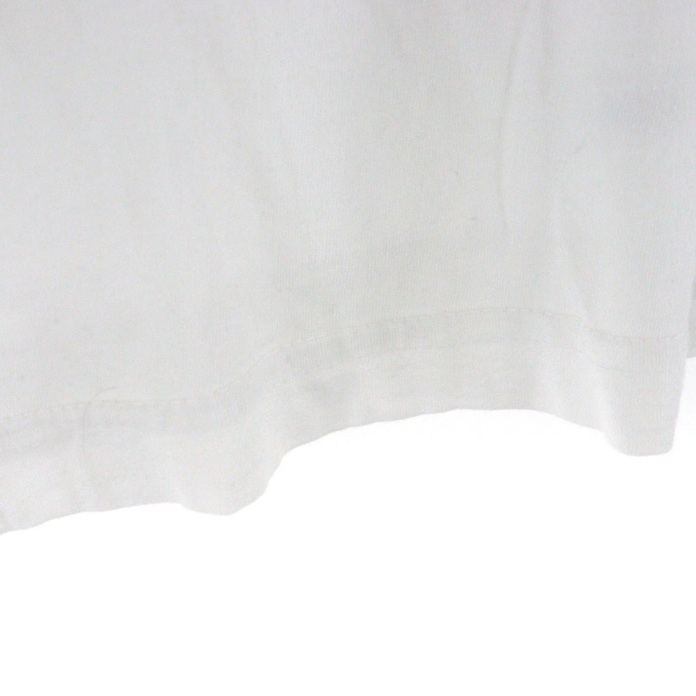 CHROME HEARTS(クロムハーツ) L/S Tee アームロゴ プリント長袖Tシャツ カットソー ホワイト