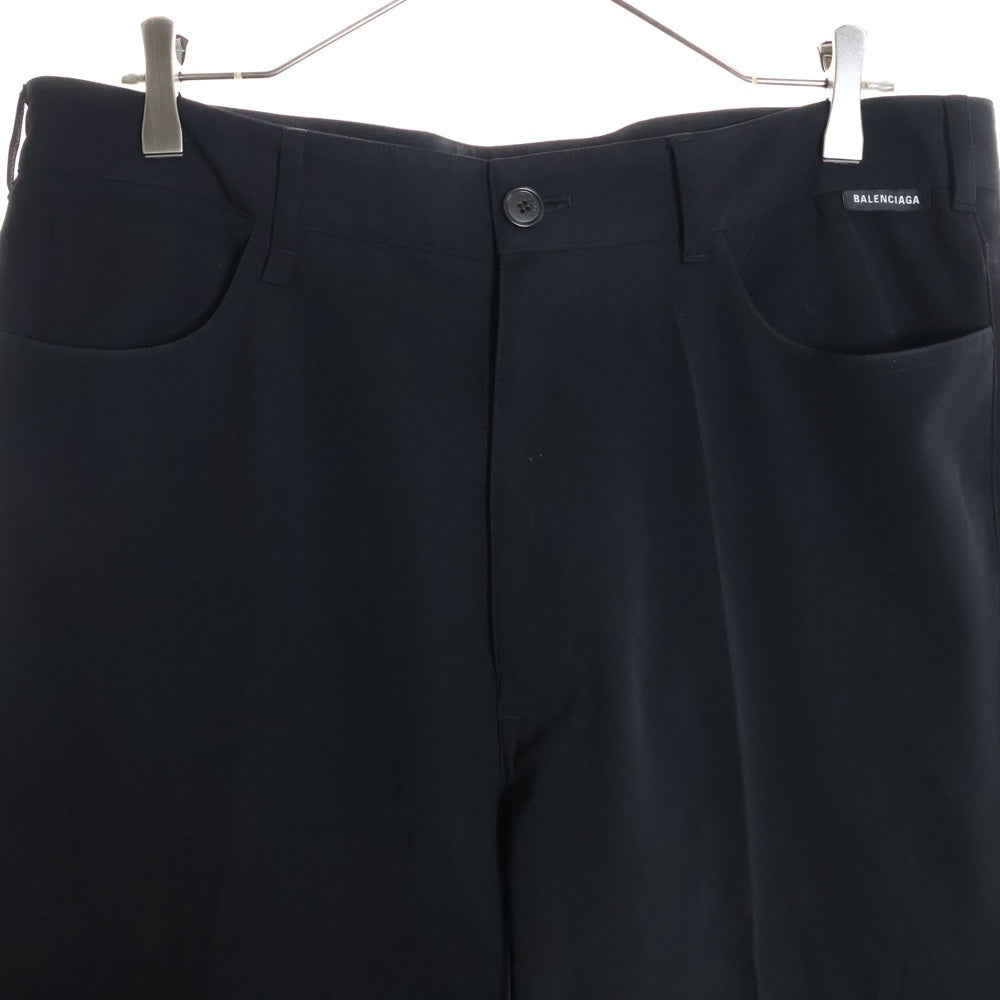 BALENCIAGA(バレンシアガ) センタープレス スラックスパンツ ブラック 571151