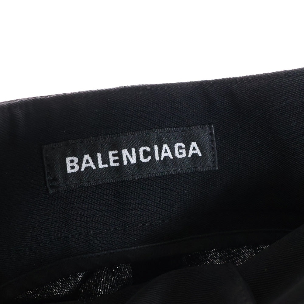 BALENCIAGA(バレンシアガ) センタープレス スラックスパンツ ブラック 571151