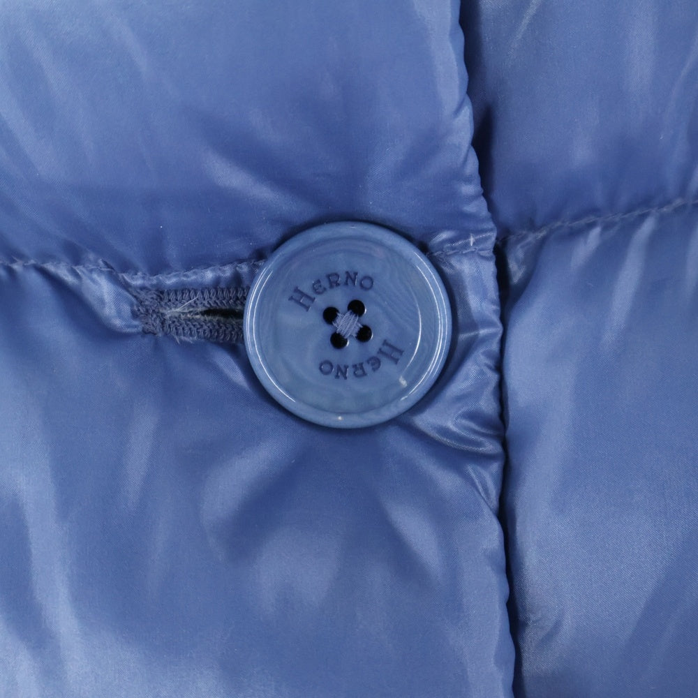 HERNO(ヘルノ) ハイネック パファーダウンコート ダウンジャケット ブルー 47189-41576